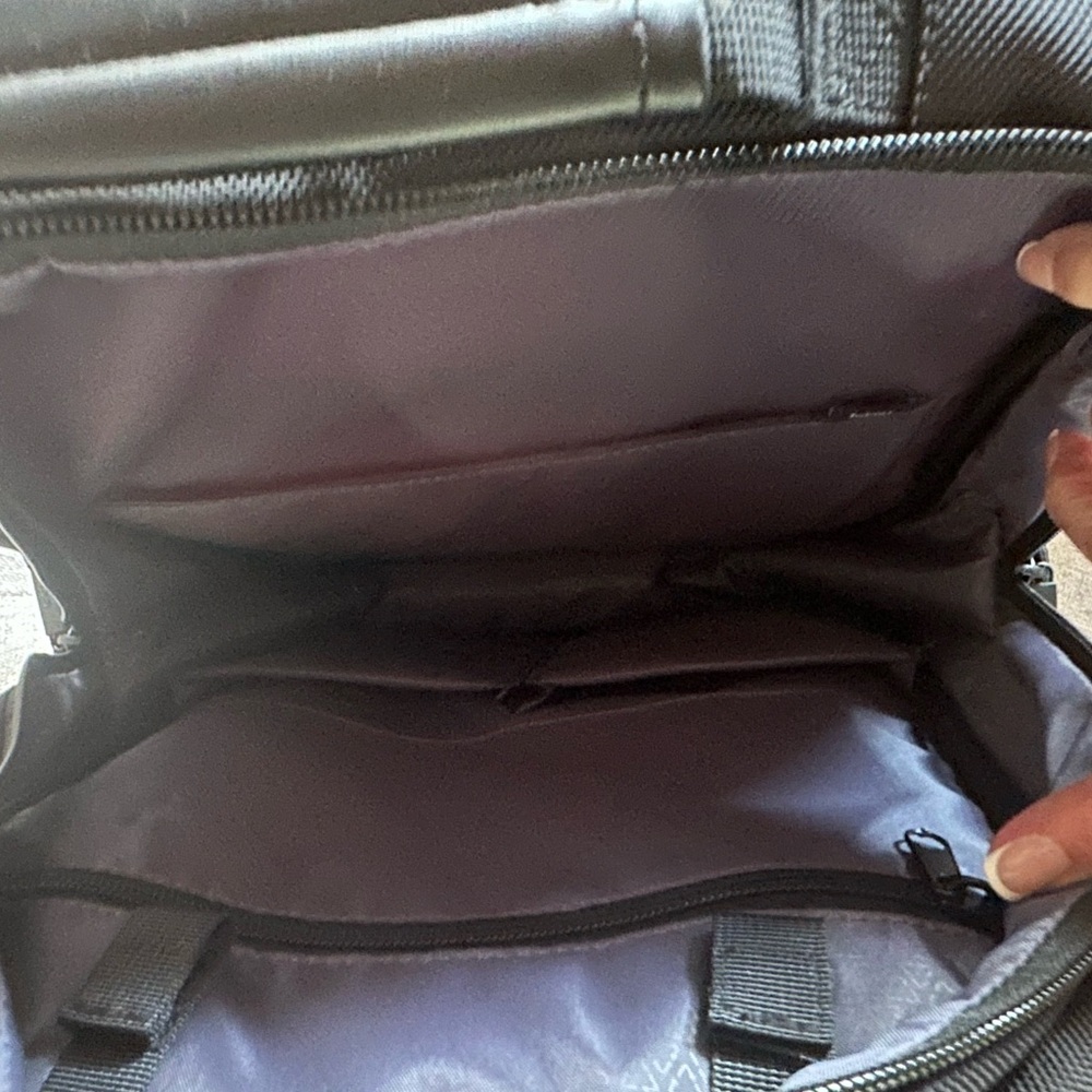 Black Men's Backpack - Picture 5 of 6